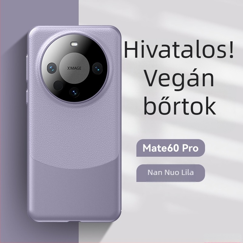 Huawei Mate70 Pro PU bőr hátlap teljes fedettséggel, moduláris dizájn, üzleti stílus, ütésálló, Pura70 merev tok