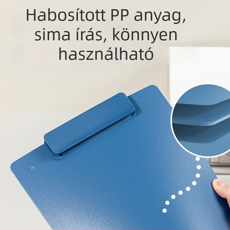 Deli Ns502 forgatható tábla clamp, A4 széles irattartó, irodai rendező dokumentumok horizontális és vertikális tárolásához