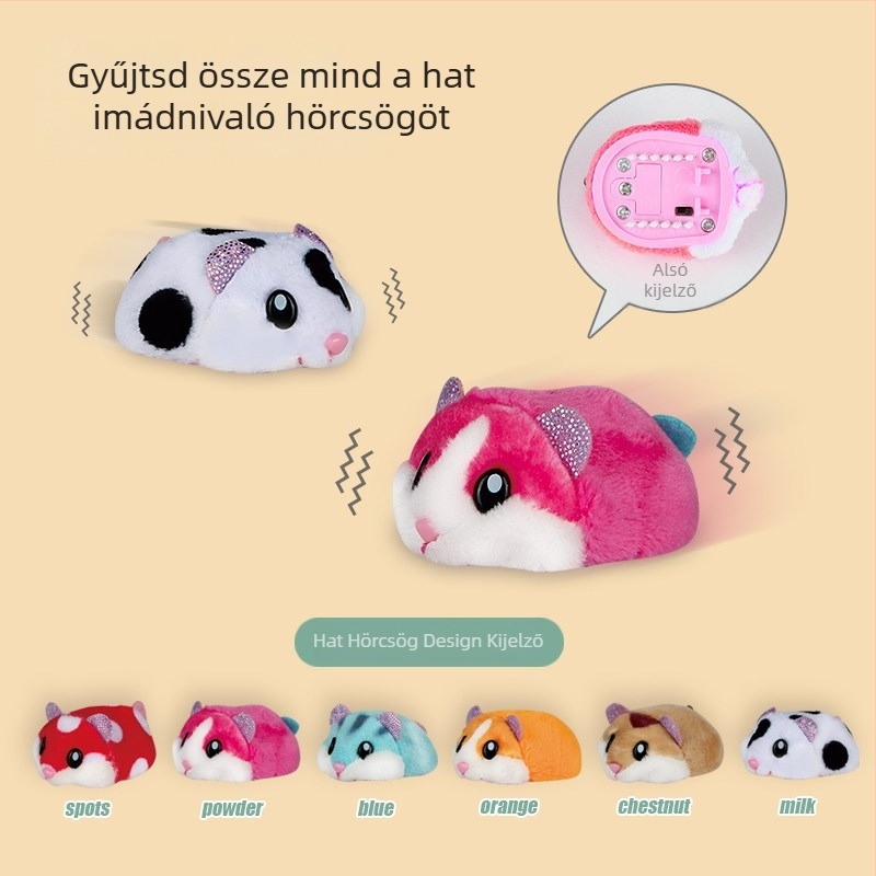 Lányoknak szóló hörcsög ház játék, interaktív fejlesztő készlet 2–4 éveseknek, DIY