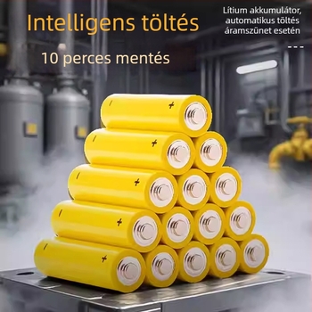 Hajtott levegővel ellátott légzőkészülék hosszú csővel toxikus gázok spray-hez, latex – új modell