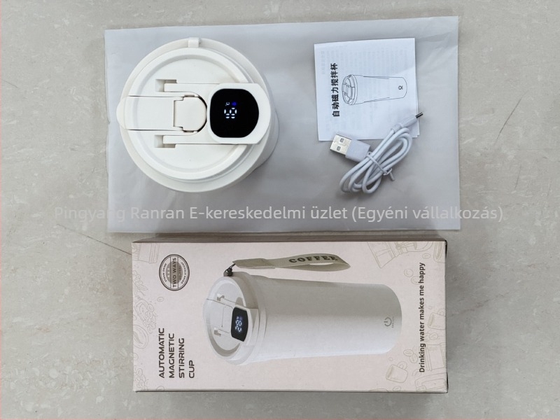 Élelmiszer-minőségű elektromos keverő pohár, teljesen automata, mágneses forgás, hordozható rozsdamentes acél shaker pohár