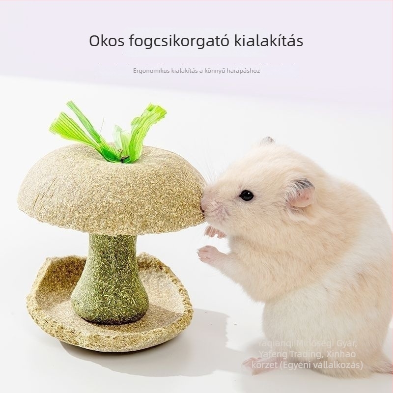 Hörcsögöknek almamagos rágóbot – tartós játék és nassolnivaló