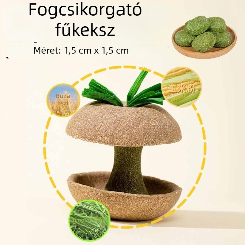 Hörcsögöknek almamagos rágóbot – tartós játék és nassolnivaló