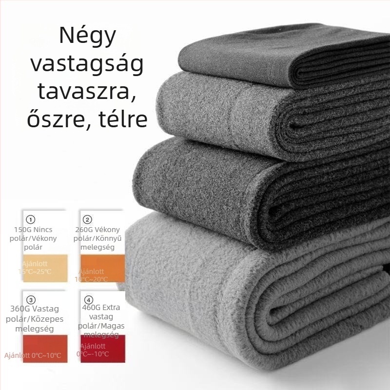 Miu sorozat sík kötésű zoknik vékony csíkokkal, nőknek téli zoknik fleece béléssel, vastag fekete, új modell 2025