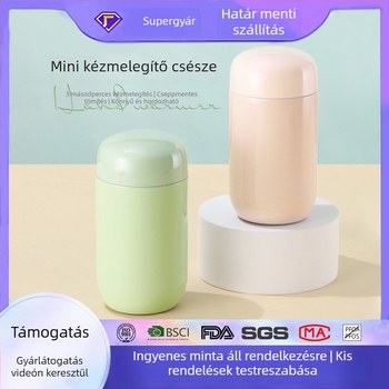 304 rozsdamentes acél mini termosz pohár, hordozható, diákoknak