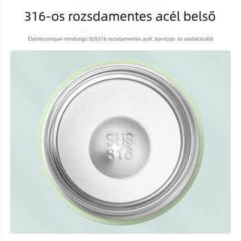 304 rozsdamentes acél mini termosz pohár, hordozható, diákoknak