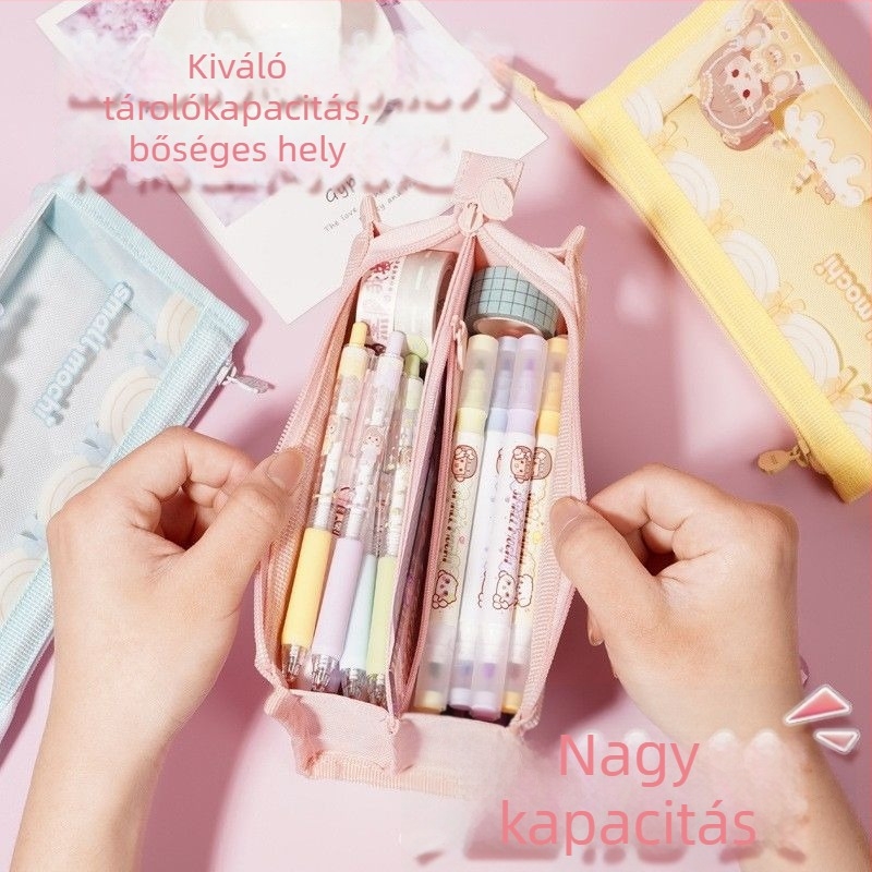 Új Mochi Cake sorozat — vászonból készült, nagy kapacitású tervező- és tolltartó