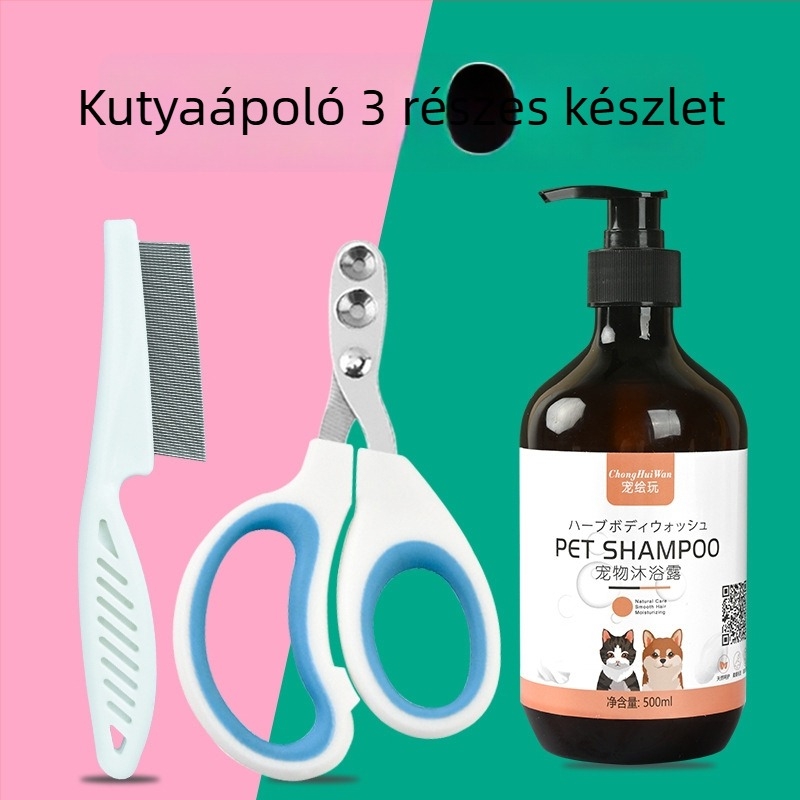 Háziállat körömolló készlet – három darab macskáknak, karmafogó és cicafésű