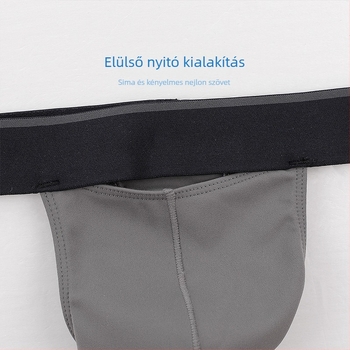 Nylon férfi tanga, alacsony derekú, szexi és merész stílus.