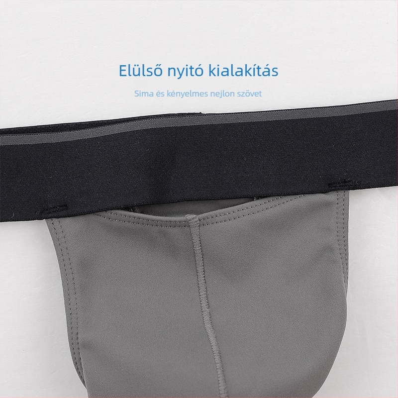 Nylon férfi tanga, alacsony derekú, szexi és merész stílus.