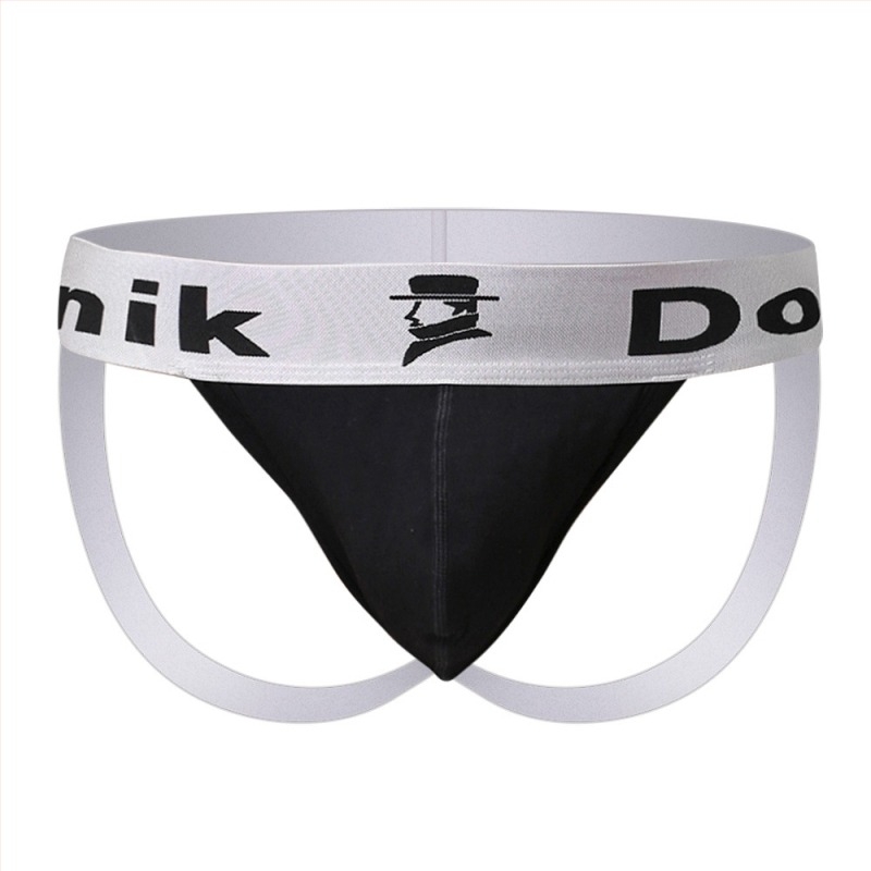 Férfiak számára készült elasztikus pamut boxer brief, varrat nélküli, középmagas derekú, lélegző, egyszínű, dobozos csomagolásban