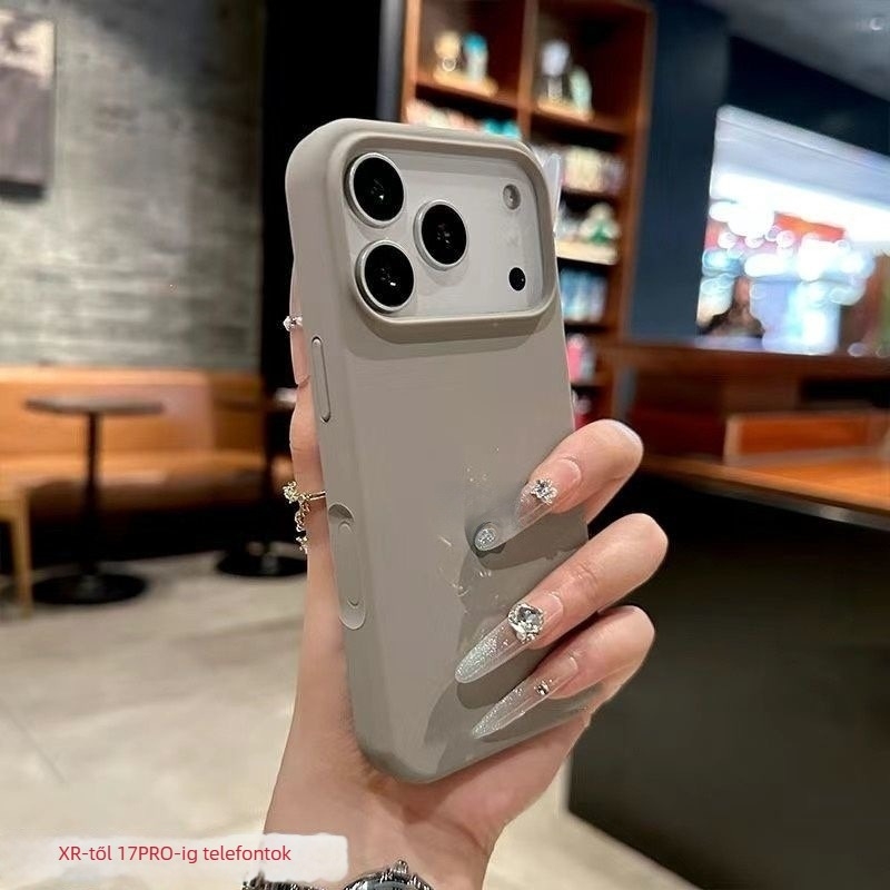 TPU matt tok iPhone XR és XS Max-hoz – egyszerű egyszínű dizájn, ütésálló, ujjlenyomat-mentes, hőelvezetés; elérhető színek: fehér, rózsaszín, sárga, lila, szürke, kék, fekete, narancs, antik fehér