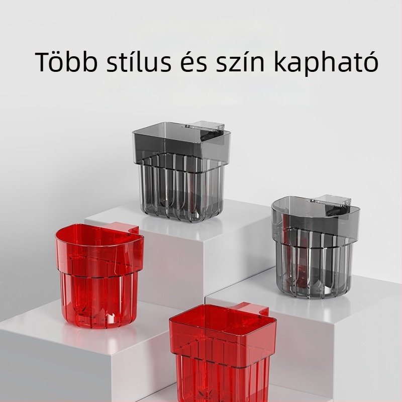Akril anyagú hidroponikus ültetőkosár akváriumhoz, falra szerelhető dísz