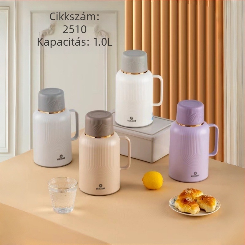 Üveg termosz – új modell otthonra és kollégiumba, mini melegvíz-tartó, nagy kapacitású