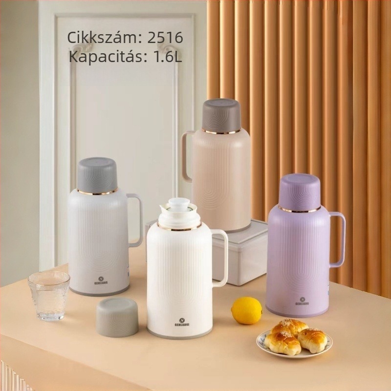 Üveg termosz – új modell otthonra és kollégiumba, mini melegvíz-tartó, nagy kapacitású