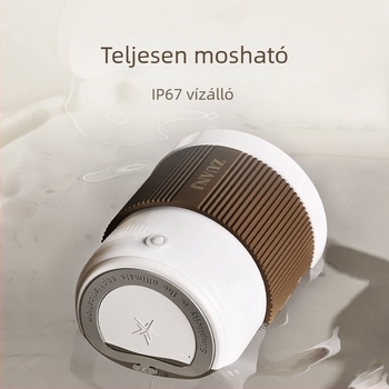 T1 újratölthető kerámiás kávés keverő pohár, shaker, automatikus keverés, fedél, irodai ajándék