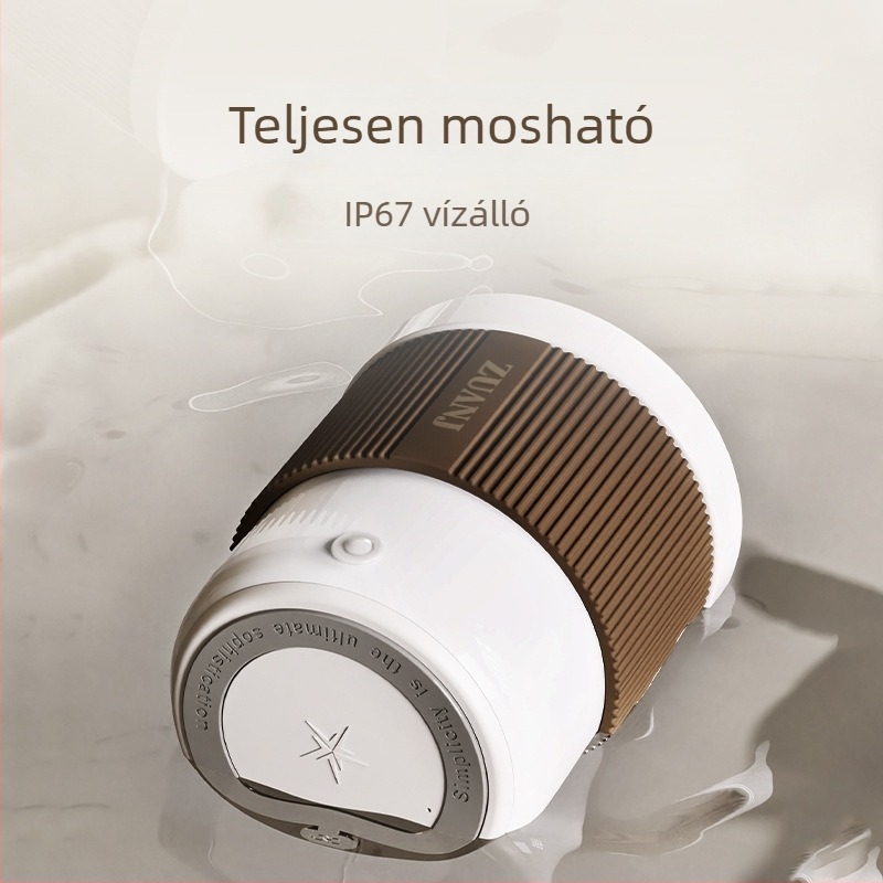 T1 újratölthető kerámiás kávés keverő pohár, shaker, automatikus keverés, fedél, irodai ajándék