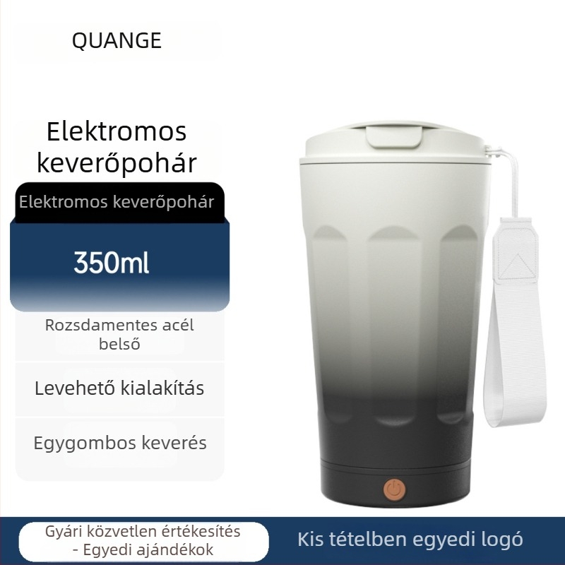 Elektromos, újratölthető, hordozható shaker pohár – automatikus keverés, kávéhoz és fehérje shake-hez (mini otthoni pohár)