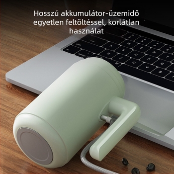 316 rozsdamentes acél digitális kijelzős shaker pohár, dupla falú hőszigetelés, hordozható tea- és kávéitalhoz