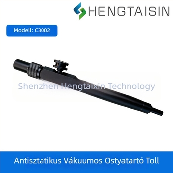Waferekhez vákuum toll, POM anyag, anti‑statikus, sav- és lúgálló, modell C3001, Ø12 mm