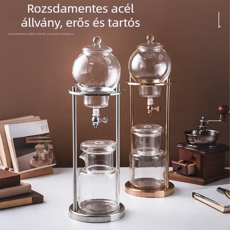 Üveg Ice Drip kávéfőző kanna – otthoni és kereskedelmi használatra