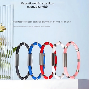 Téli anti-sztatikus karkötő statikus eliminátorral – uniszex kézhez illő kiegészítő