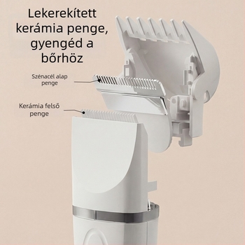 Elektronikus kisállat-trimmelő – macska tappancs szőrzet vágóeszköz, csendes