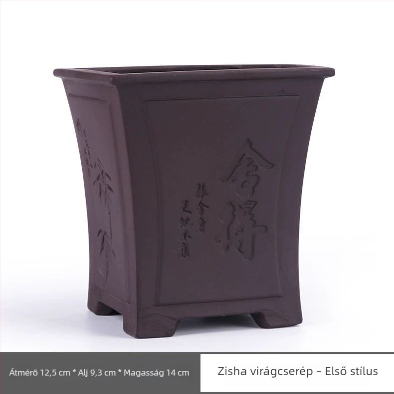 Zisha agyagból készült orchideatál, kerámia, kreatív új modell, nagy átmérő, otthoni és irodai használatra, lélegző