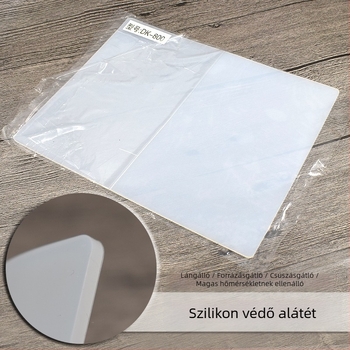 Műhelyasztalhoz szilikon szigetelő párna – Hőálló, égésvédő, szilikon asztali párna (különböző méretek)