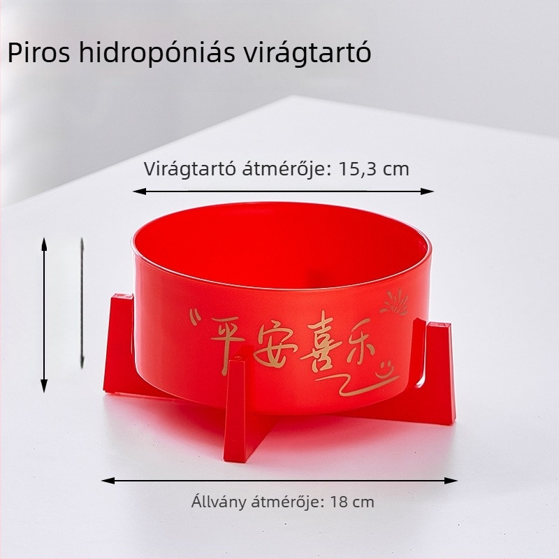 Hidroponikus növénytartó edény gyantából narciszok, pénzfa, vízi liliom és lotusz számára