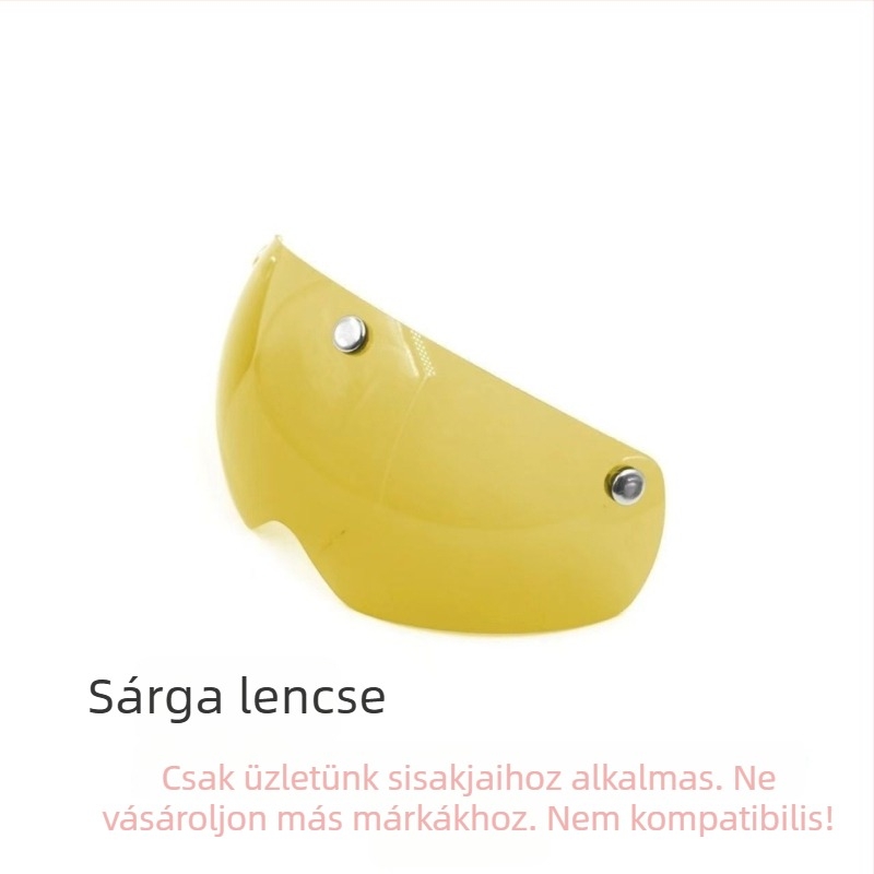Mágneses szélvédős kerékpáros szemüveg sisakhoz, esőálló és UV-védelmet nyújt