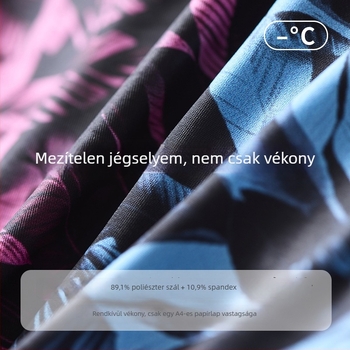 Férfi ice-silk boxeralsók divatos mintákkal, középső derekú, kényelmes egész évben, plusz méret, gyorsan száradó, otthoni viselet
