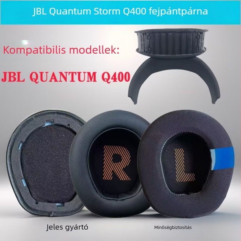 JBL Quantum 400 Q400 fülpárna készlet – habszivacs és bőr borítású fejhallgatóhoz
