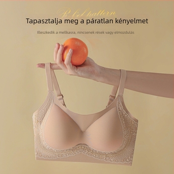 Varrás nélküli melltartó puha támasztással, emeléssel és formázással kis mellekhez