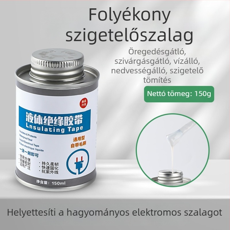 Folyékony szigetelőragasztó elektromos szigeteléshez és forrasztáshoz, kétoldalas elektromos szalag autóhálózathoz és áramkörökhöz, vízálló, tűzálló és magas hőmérsékletnek ellenálló ragasztó