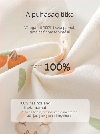 Pamutból készült babapantalon magas derekú, uniszex, 0–12 hónapos, 100% pamut, puha felület, pöttyös minta