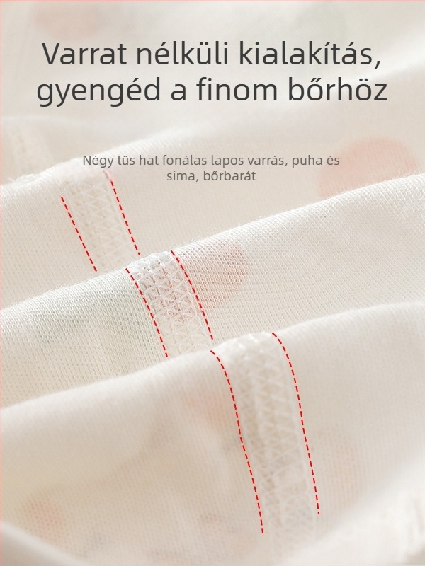Pamutból készült babapantalon magas derekú, uniszex, 0–12 hónapos, 100% pamut, puha felület, pöttyös minta