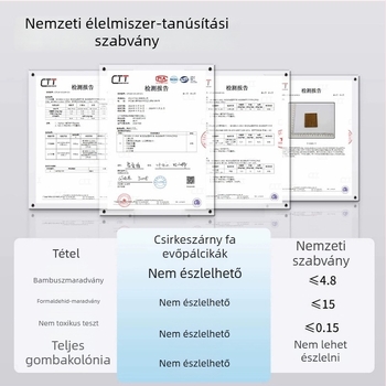 Lakkozás nélküli tömörfa evőpálcikák wenge és vörös szantálfa anyagból, kreatív dizájn háztartási használatra