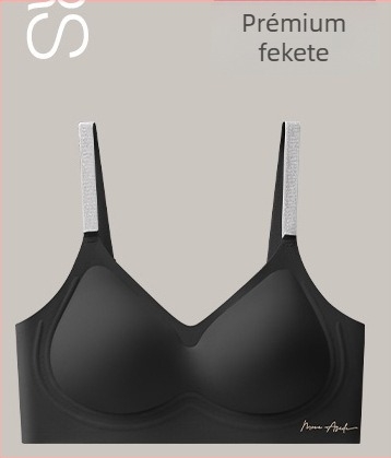 Új zselés sávos, puha támasztású, lélegző, varrat nélküli női melltartó, vizuálisan kicsinyíti a nagy keblet