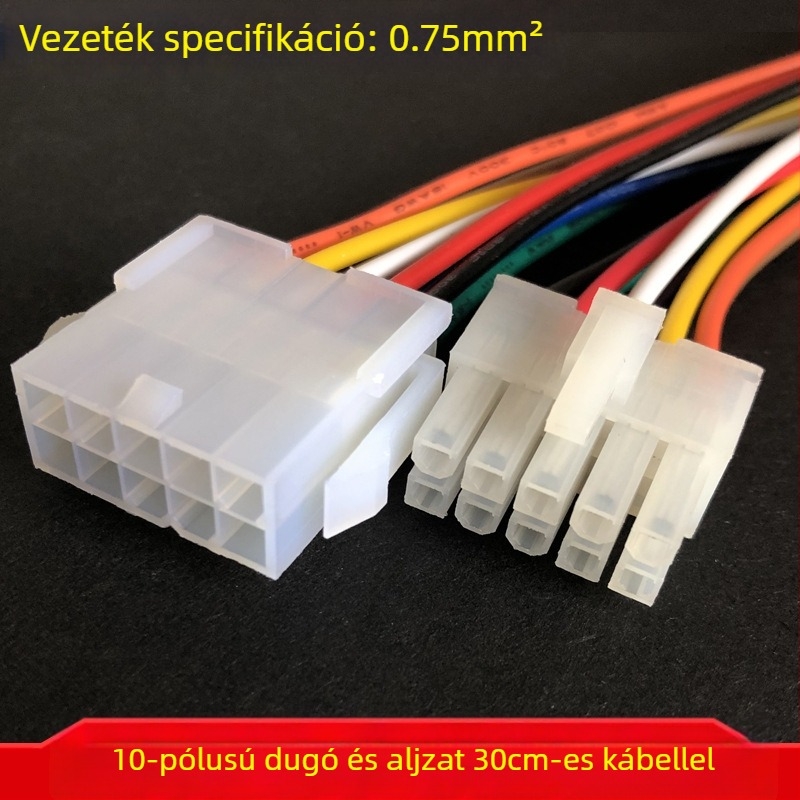 Elektromos jármű vezérlő dugó: 6-pontos hím- és női csatlakozó, 8-pontos számítógépes csatlakozó, 12-pontos csatlakozó, 5557/5559