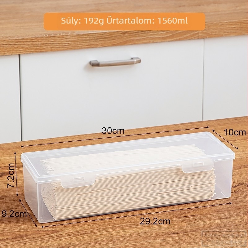 Mi Mu Noodle Storage Box — Élelmiszer-biztonságos PP tároló tésztafélékhez, vermicellinek és tojásoknak