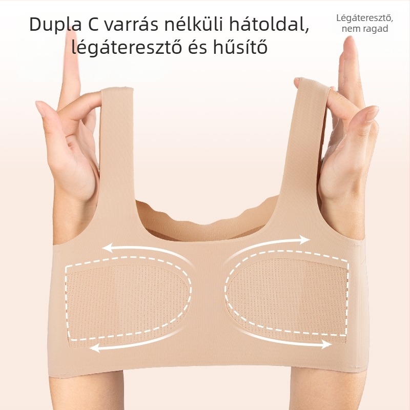 Tinédzser második fázisú melltartó, felső-stílusú top lányoknak, kényelmes és lélegző