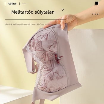 Drót nélküli, varrat nélküli női melltartó nyárra, teljes kosár, hát sima vonal, formázó hatás, plusz méret