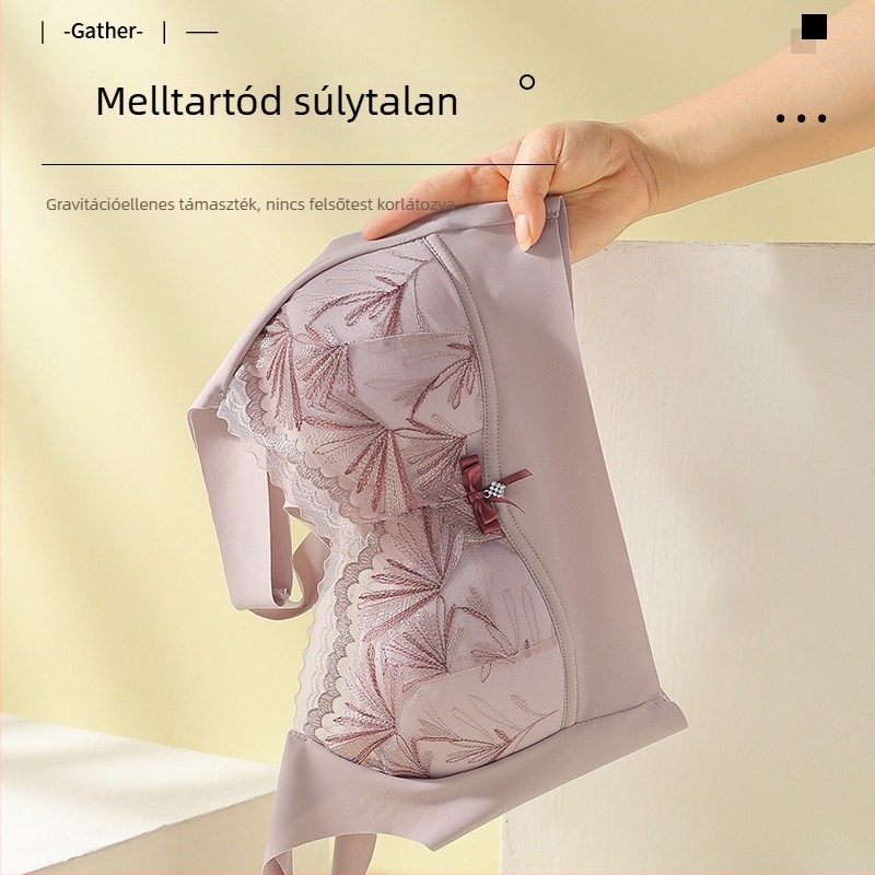 Drót nélküli, varrat nélküli női melltartó nyárra, teljes kosár, hát sima vonal, formázó hatás, plusz méret