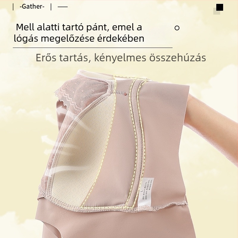 Drót nélküli, varrat nélküli női melltartó nyárra, teljes kosár, hát sima vonal, formázó hatás, plusz méret