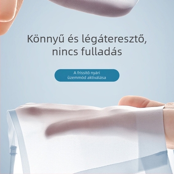 Jégselyem női melltartó, drót nélküli, ultra vékony, kis méret, hűsítő, láthatatlan sportmelltartó hátterével