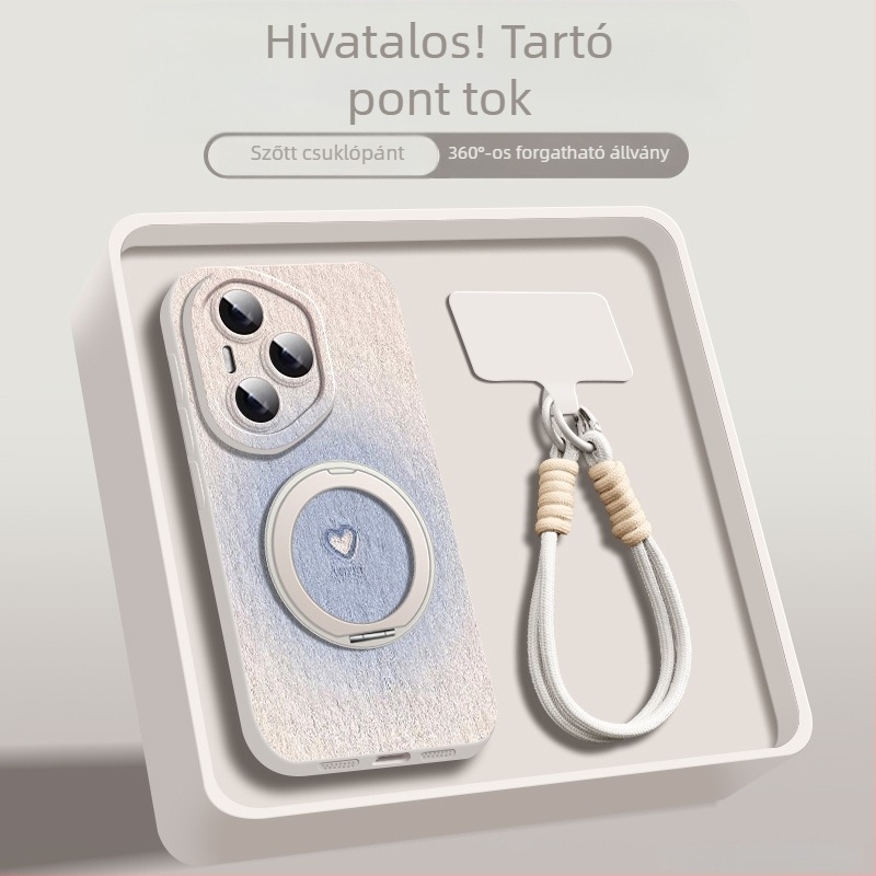 Honor 400 Pro ultrakönnyű tok hőelvezetővel és forgó állvánnyal