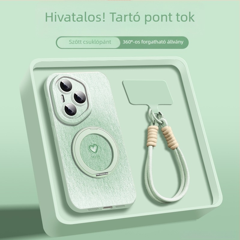 Honor 400 Pro ultrakönnyű tok hőelvezetővel és forgó állvánnyal