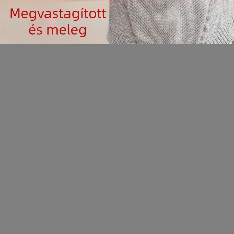 Gyerekeknek téli zokni, béléses korall fleece-sel, térdmagasság, unisex