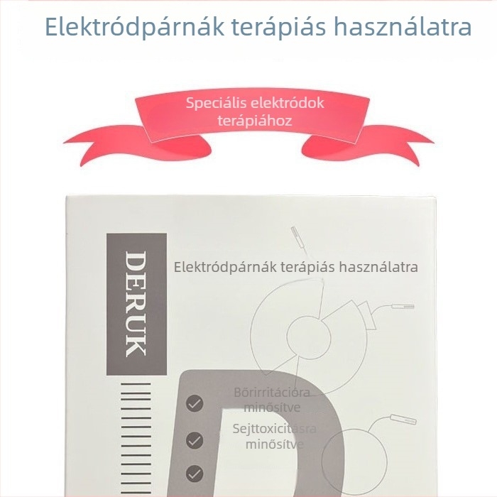 Középfrekvenciás fizioterápiás készülék elektródatapaszokkal, nem szövött öntapadós tapaszok elektroterápiához és akupunktúrához, univerzális tartozékok